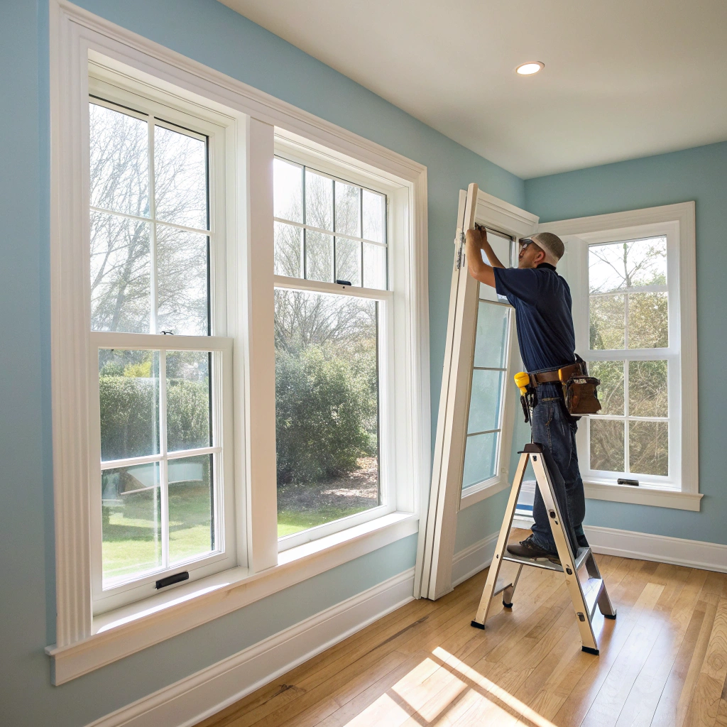Window installation work